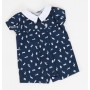 NEW Navy Bunny Romper Suit