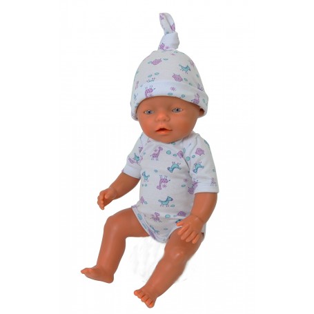 Giraffe Bodysuit and Hat set