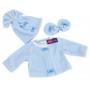Blue Fleece Jacket Set