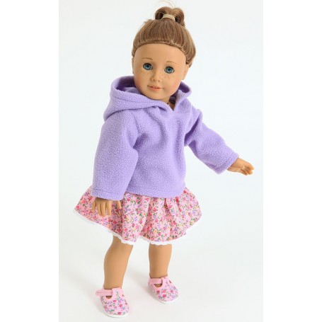New Lilac Fleece Hoody