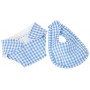 Blue Nappy and Bib Set  