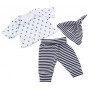 New Navy Boats Three Piece Set