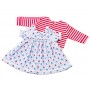 New Little Boats Dress and Cardigan Set