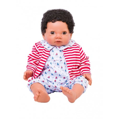 New Little Boats Romper and Stripy Cardigan Set 