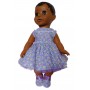 Lilac Flower dress , Shoes and Blue Nappy for Luvabella Doll