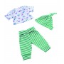 Green Stripy / Giraffe Leggings Set
