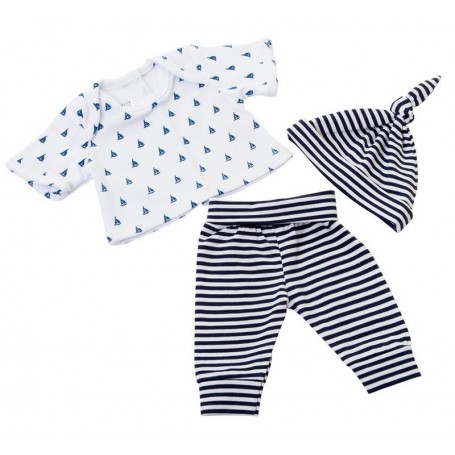  Navy Boats Three Piece Set for Luvabeau Doll