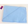Blue Fleece  Hooded Blanket for Luvabeau Doll
