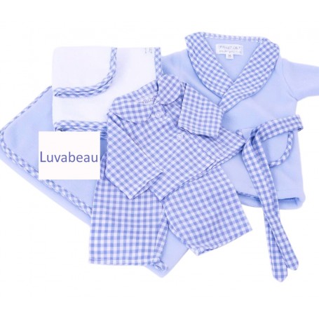 Complete Blue Nightime Set for Luvabeau Doll