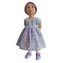 A Girl for All Time Lilac Flower Dress and Shoes Set