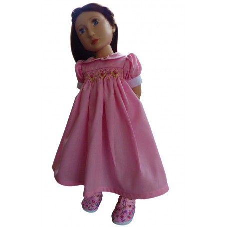 A Girl for All Time Pink Hand Smocked Dress