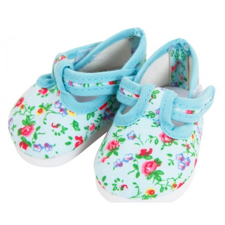 Blue FlowerShoes for A Girl for All Time 
