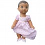 Luvabella Log Rosebud Dress and Matching Shoes Set