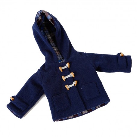 Navy Duffle Coat for Luvabeau Doll