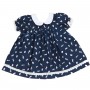 Baby Alive 31 cm Navy Bunnies Print Dress