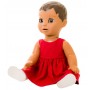 Red Dress Stripy Cardigan and Red Ballet Shoes Set for Luvabella 
