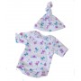 Giraffe Bodysuit and Hat set