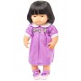Lilac Polka Dot Dress and Shoes Set for 38 cm Miniland Doll