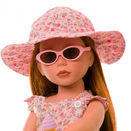 Pink Flower Sun Hat