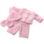 Complete  Fleece Set for 12-14 inch Dolls Pink or Blue