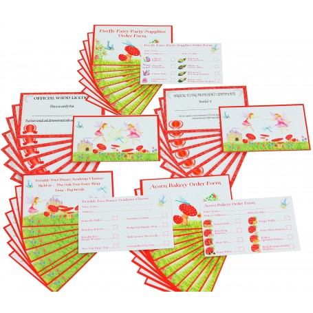 New set of 50 Fairy Activity Cards