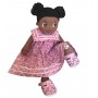 Pink Flower Dress and Shoe Set for Rubens Barn Ecobud Doll