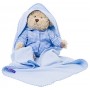 Seconds Quality Blue Fleece Blanket