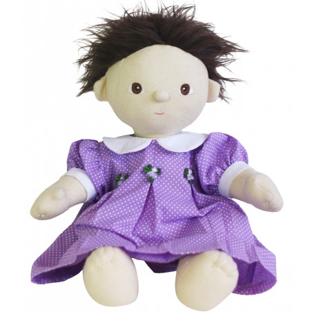 Dinkum Doll Lilac Spotty Dress