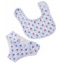Dinkum Doll Little Boats Nappy and Bib Set