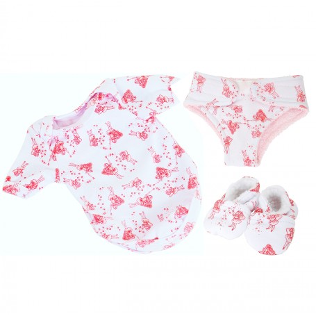 Ex Small Fairy Bodysuit Nappy and Slippers Set