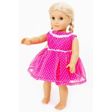 Pink Spotty Party Dress