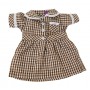 Brown Dolls School Dress