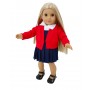 Red Dolls School Cardigan