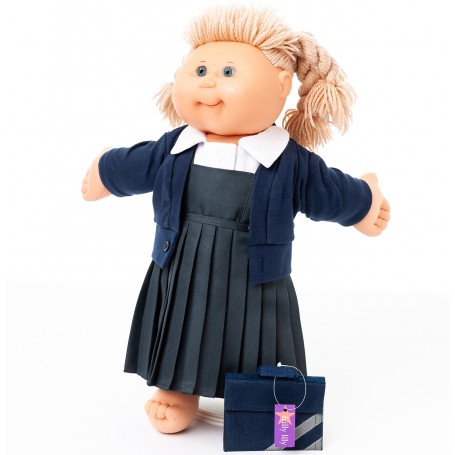 Winter School Uniform Navy for Vintage Cabbage Patch Doll