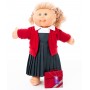 Winter School Uniform Red for Vintage Cabbage Patch Doll
