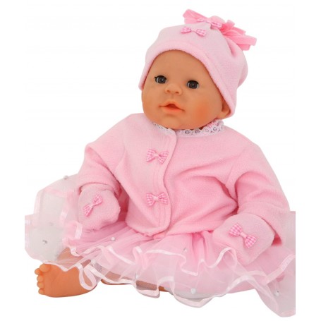 Pink Fleece Jacket Set