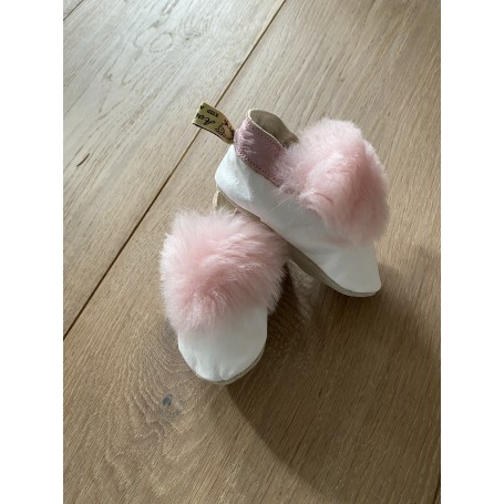 Soft White Leather Baby Shoes by Avishoes Size 0