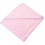 Slight Seconds Pink Fleece Blanlet with Gingham Trim