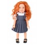 Dolls School Pinafore and Blouse Set