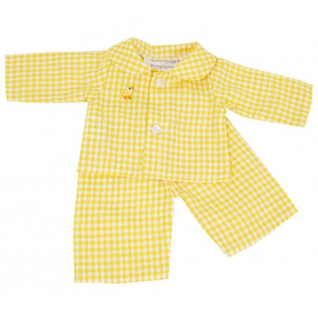 Slight Seconds Yellow Gingham pjs Small