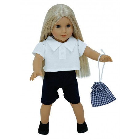 Dolls White School Blouse