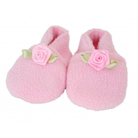 Pink Fleece Slippers