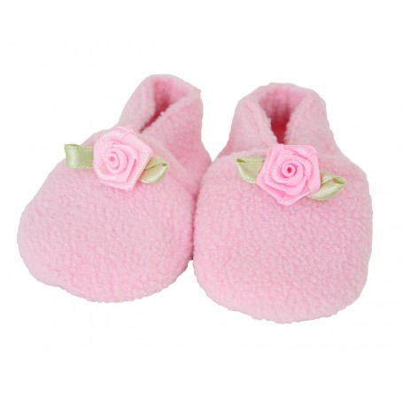 Pink Fleece Slippers