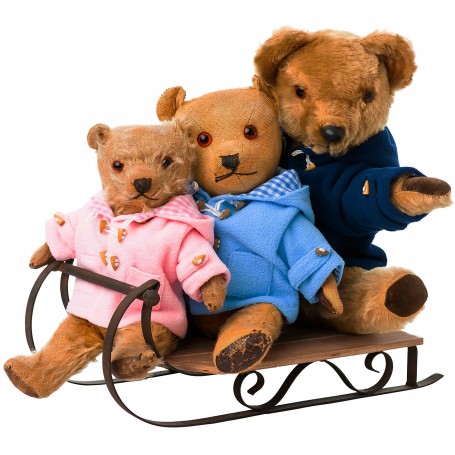 Pale Blue Fleece Duffle Coat