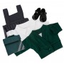 Green Winter School Uniform Set with Shoes for Gotz Hannah