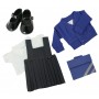 Royal Blue Winter School Uniform with Shoes for Gotz Hannah
