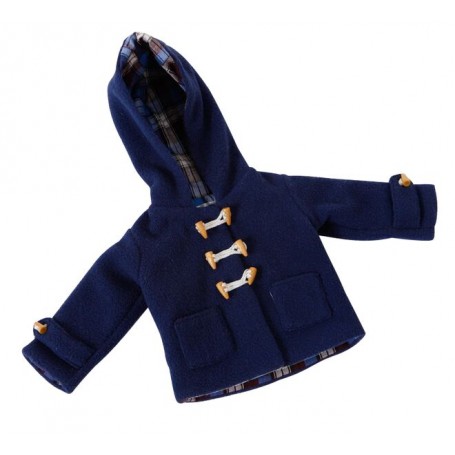 Navy Duffle Coat for 43 cm Baby Annabell Doll