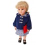 Navy Duffle Coat for 43 cm Baby Born Doll