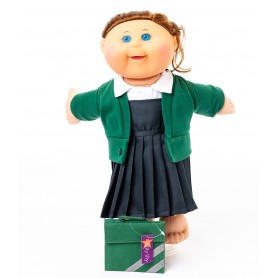 Green Winter School Uniform for Cabbage Patch Kids