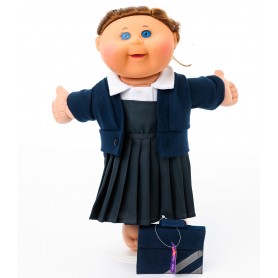 Navy Winter School Uniform for Cabbage Patch Kids